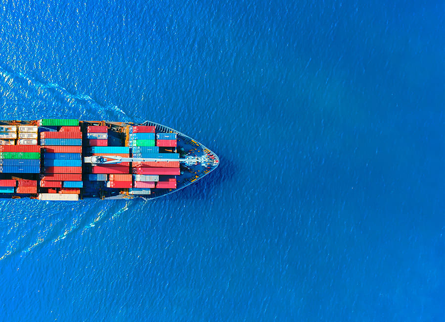Import export container bateau mondialisation