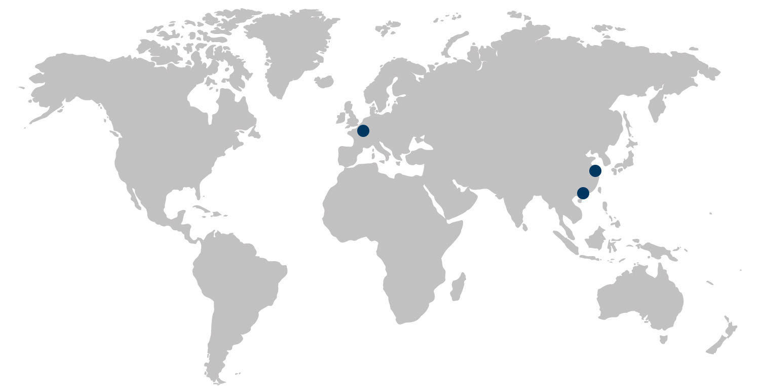 carte du monde import export nos agences
